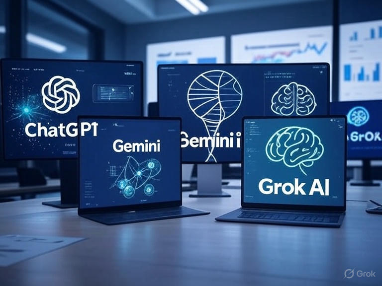 ChatGPT vs Gemini vs Grok: A Complete 2025 Comparison