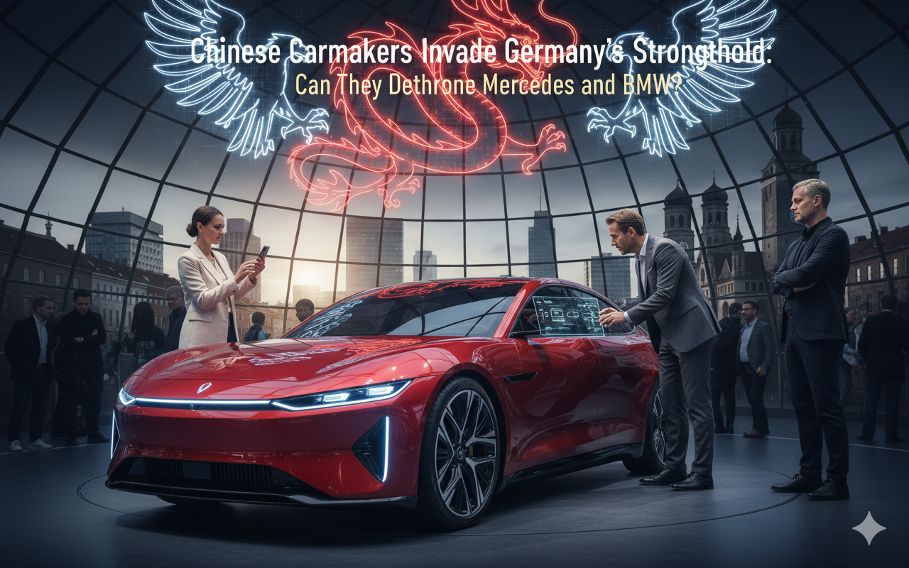 Chinese Carmakers Invade Germany’s Stronghold: Can They Dethrone Mercedes and BMW?