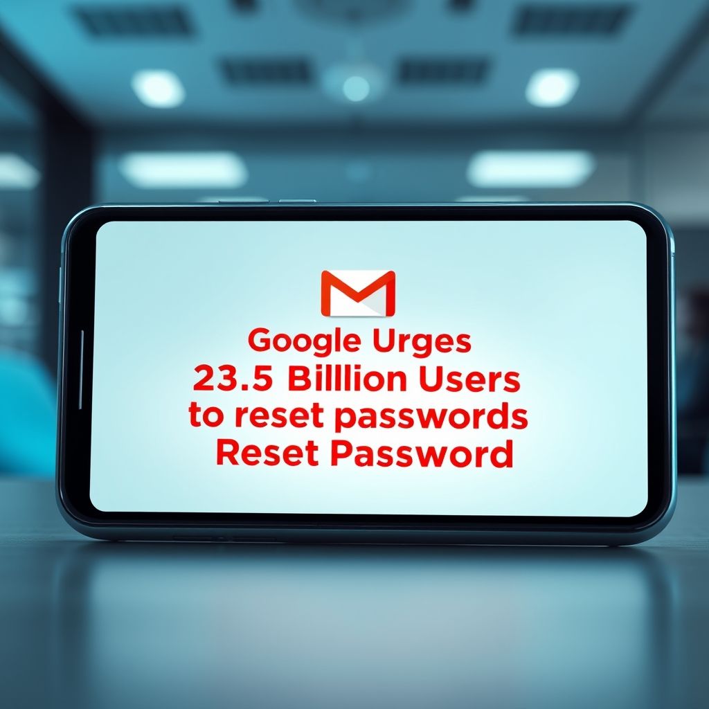 Gmail Alert: Google Urges 2.5 Billion Users to Reset Passwords