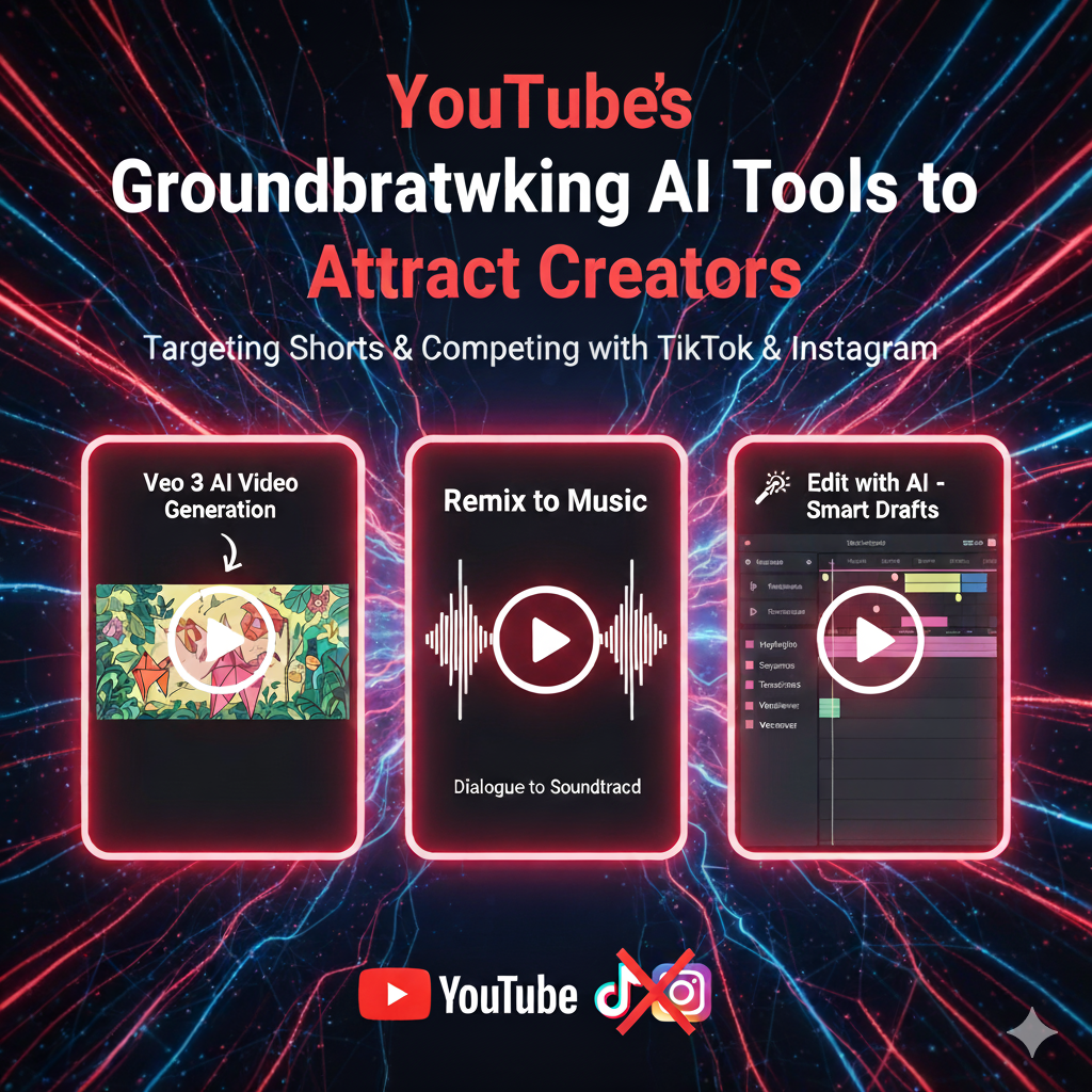 YouTube Unveils Groundbreaking AI Tools to Attract Creators